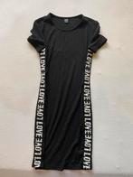 Zwarte SHEIN jurk maat xs, of 34, Zwart, Ophalen of Verzenden, Zo goed als nieuw, Knielengte