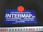 sticker enschede kartografisch bureau intermap bv, Verzamelen, Ophalen, Zo goed als nieuw