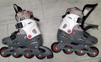 Nijdam Skeelers + Bescherming,, Kinderen en Baby's, Speelgoed | Buiten | Rolschaatsen, Ophalen, Verstelbaar, Kinderen, Zo goed als nieuw