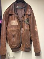 leren jas, Kleding | Heren, Jassen | Winter, Ophalen, Gedragen, Maat 48/50 (M), Bruin