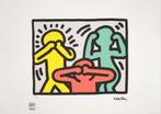 Keith Haring - Horen-Zien-Zwijgen (Pop Shop III), Antiek en Kunst, Kunst | Litho's en Zeefdrukken, Ophalen of Verzenden