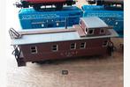 HO  Märklin 4570 USA Santa Fe AT&S.F Caboose., Ophalen, Wisselstroom, Wagon, Zo goed als nieuw