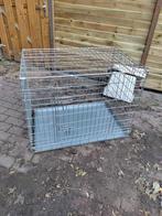 Metalen bench hondenhok, Ophalen, Zo goed als nieuw, 65 tot 100 cm