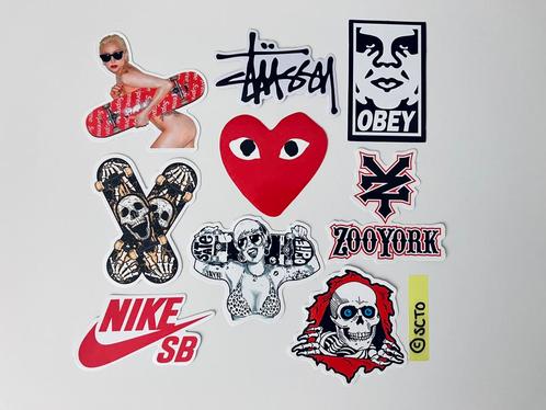 Stickers Stussy Stüssy Lady Gaga skateboard NikeSB CDG OBEY, Verzamelen, Stickers, Nieuw, Overige typen, Ophalen of Verzenden