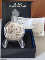 Frankrijk 10 euro 2025 "Franse soldaat in Nederland", Zilver, Postzegels en Munten, Munten | Europa | Euromunten, Setje, Zilver