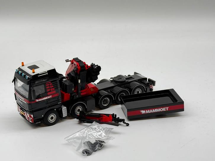 WSI MAN TGX XXL 10x4 autolaadkraan + ballast MAMMOET, Hobby en Vrije tijd, Modelauto's | 1:50, Nieuw, Bus of Vrachtwagen, Wsi