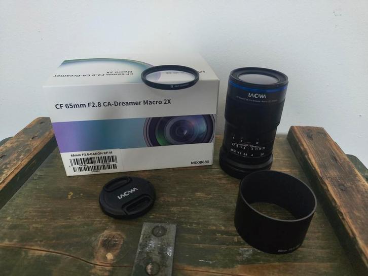 Laowa 65mm 2x Macro Lens - Canon EF-M, Audio, Tv en Foto, Fotografie | Lenzen en Objectieven, Zo goed als nieuw, Macrolens, Ophalen of Verzenden