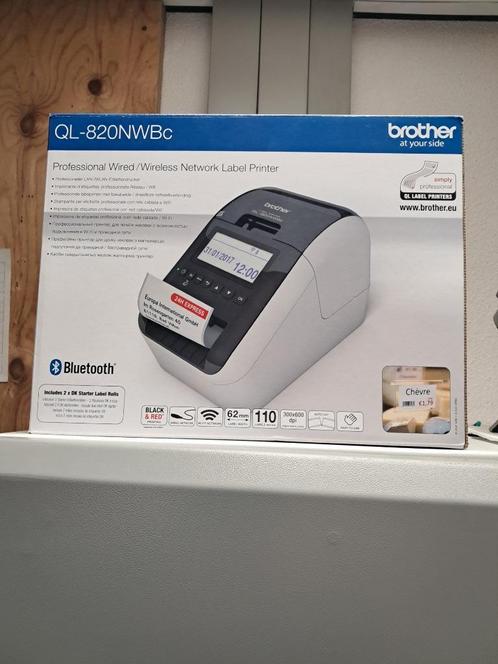 brother printer ql-820nwbc nieuw, Computers en Software, Printers, Nieuw, Printer, Ophalen of Verzenden