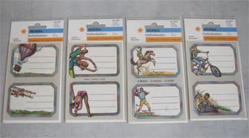 Retro etiketten (jaren '70) (24 stuks) beschikbaar voor biedingen