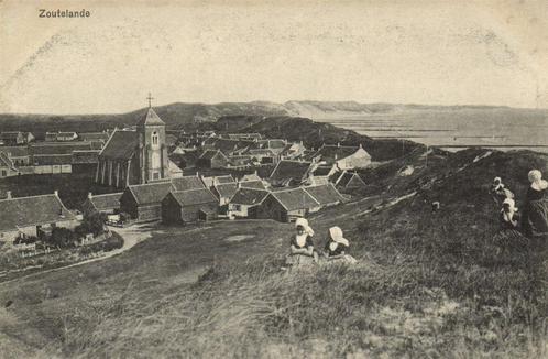 Zoutelande - gezicht op - ongelopen, Verzamelen, Ansichtkaarten | Nederland, Ongelopen, Overijssel, 1920 tot 1940, Verzenden