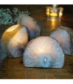 Prachtige Agaat Theelichthouders – Licht met een Ziel, Ophalen of Verzenden, Mineraal