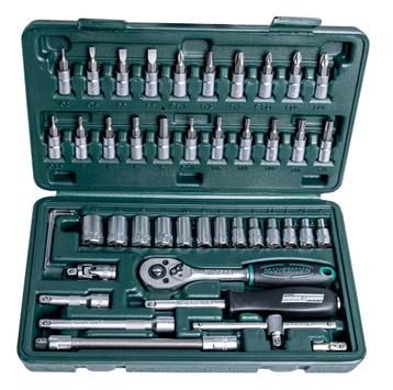 Doppendoos in Superlock uitvoering Mannesmann 46-delig, 1/4" beschikbaar voor biedingen