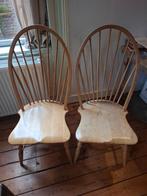 Stoelen hout landelijk, Ophalen, Gebruikt, Twee, Bruin