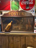 Oud houten reclamebord Fosters - 90x60cm, Ophalen