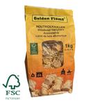 30 zakken droog beuken hout voor €130., Minder dan 3 m³, Ophalen, Beukenhout, Blokken