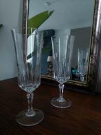 Twee kristallen glazen, Ophalen of Verzenden