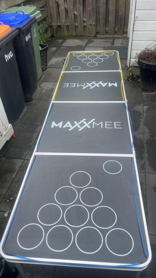 Opvouwbare beerpongtafel MAXXMEE, Hobby en Vrije tijd, Feestartikelen, Zo goed als nieuw, Feestartikel, Verjaardag, Ophalen of Verzenden