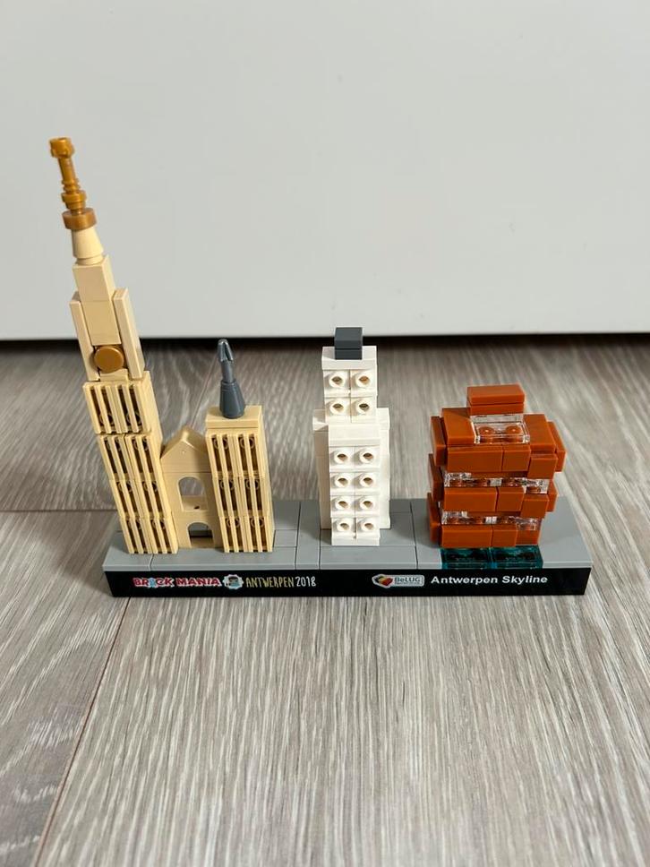 Lego Architecture Skyline Antwerpen, Kinderen en Baby's, Speelgoed | Duplo en Lego, Zo goed als nieuw, Lego, Complete set, Ophalen of Verzenden