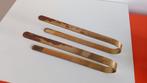 STELTON Brassware 2 ijsklontjes tangen Cylinda Line Jacobsen, Antiek en Kunst, Ophalen of Verzenden