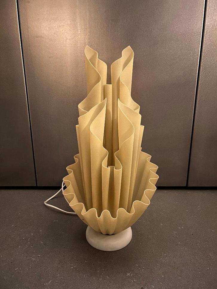 Vintage Tafellamp Georgia Jacob - COROLLE (Jaren '70), Huis en Inrichting, Lampen | Tafellampen, Gebruikt, 50 tot 75 cm, Overige materialen