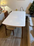 Uitschuifbare eettafel 130x90 (160x90), Huis en Inrichting, Tafels | Eettafels, Overige materialen, Gebruikt, 100 tot 150 cm, Modern