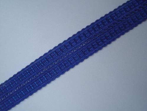 Zweigart blauw 15mm boord : lot van 11 meter, Hobby en Vrije tijd, Naaien en Fournituren, Nieuw, Lint, Band of Elastiek, Ophalen