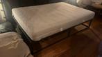 Metalen bedframe + Silver Pocket Deluxe Foam Matras 140x200, Huis en Inrichting, Slaapkamer | Matrassen en Bedbodems, Ophalen
