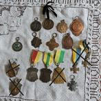 Diverse schaats wandel hardloop medailles Friesland 1945-55, Ophalen of Verzenden, Overige materialen, Nederland