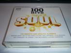100 hits SOUL de cd boxset met 5 cd's, Verzenden, 1960 tot 1980, Zo goed als nieuw, Boxset