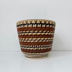 Vintage bloempot keramiek groot jaren 60 70, Ophalen of Verzenden
