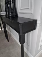 2x Sidetable wandtafel kaptafel halftafel muurtafel consolet, Huis en Inrichting, Tafels | Sidetables, Ophalen, Eikenhout, Zo goed als nieuw
