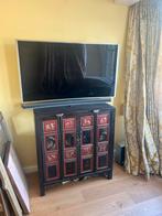 Samsung 55” curved SUHD TV + soundbar-subwoofer + beugel, Ophalen, LED, Zo goed als nieuw, 100 Hz