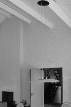 Halogeen hanglamp, Ophalen, Gebruikt, Glas, 75 cm of meer