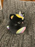 Zwarte rainbow unicorn cat eenhoorn kat squishmallow knuffel, Kinderen en Baby's, Speelgoed | Knuffels en Pluche, Poes, Ophalen of Verzenden