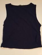 Donkerblauwe Stradivarius Croptop - Maat S, Blauw, Ophalen of Verzenden, Stradivarius, Gedragen