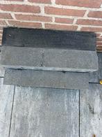 Antraciet tegels voor bloembak - 8 stuks, Gebruikt, Ophalen of Verzenden, Minder dan 5 m², Beton