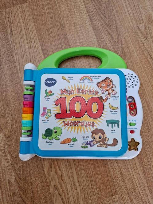 Vtech Baby Mijn Eerste Honderd Woordjes Boek, Kinderen en Baby's, Speelgoed | Vtech, Zo goed als nieuw, 6 maanden tot 2 jaar, Ophalen