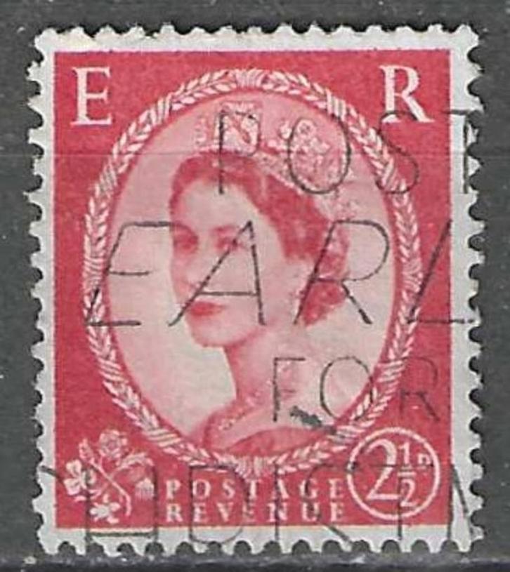 Groot-Brittannie 1952-1954 - Yvert 266  Queen Elisabeth (ST), Postzegels en Munten, Postzegels | Europa | UK, Gestempeld, Verzenden