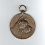 Medaille Penning Groningen Hond Boxer 1933., Postzegels en Munten, Penningen en Medailles, Ophalen of Verzenden