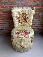 Vintage boudoir fauteuille met opbergruimte,100% orgineel, Ophalen, Gebruikt, Overige kleuren, Barok- boudoir