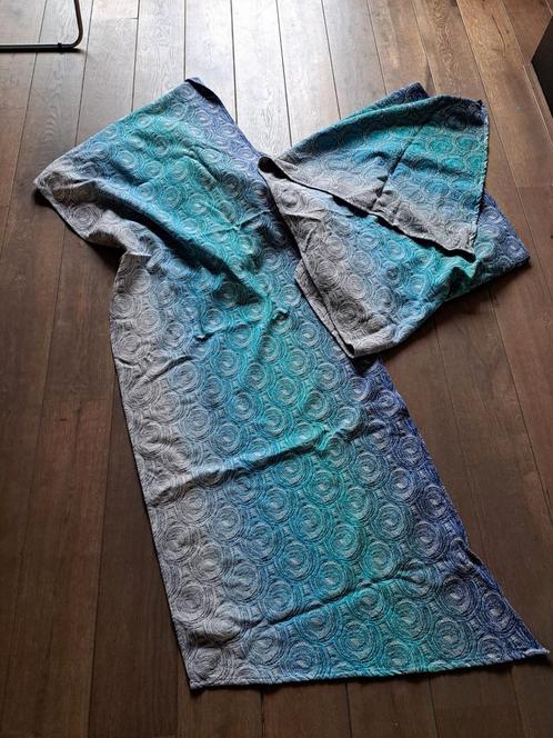 Draagdoek Yaro Galaxy Duo Aqua Grad BW Wool blond, maat 7 (5, Kinderen en Baby's, Babydragers en Draagdoeken, Zo goed als nieuw