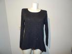 Marccain heerlijk zachte trui met steentjes bezet chique M, Maat 38/40 (M), Verzenden, Zo goed als nieuw, Grijs