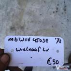Mercedes w116 450se 1972  Wielnaaf Linksvoor, Ophalen, Gebruikt