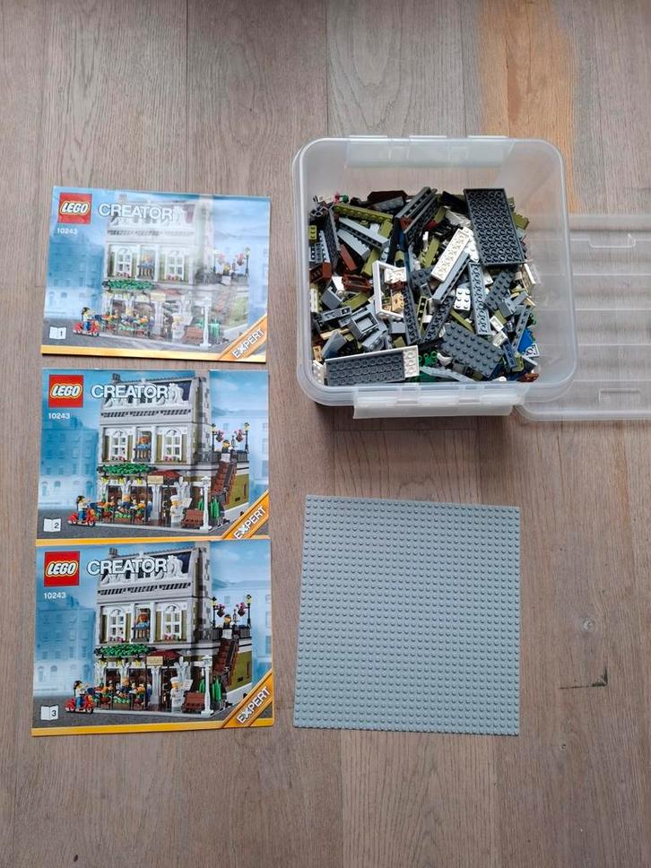 LEGO 10243 Parisian Restaurant - Complete Set (Zonder Doos), Kinderen en Baby's, Speelgoed | Duplo en Lego, Zo goed als nieuw