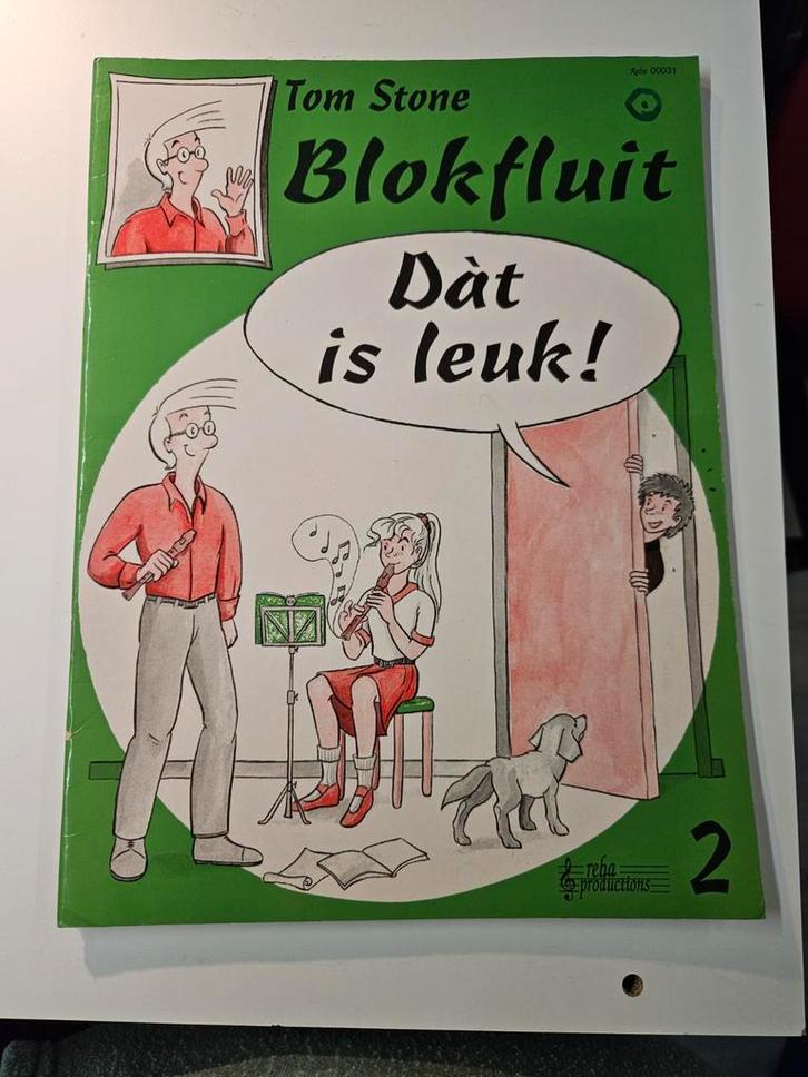 Kinderbladmuziek voor Blokfluit - Tom Stone, Muziek en Instrumenten, Bladmuziek, Les of Cursus, Blokfluit, Ophalen of Verzenden