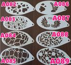 schminksjabloon dieren print panter tijger luipaard hartjes, Ophalen of Verzenden, Nieuw, Schmink, Carnaval