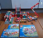 Lego city Brandweerkazerne met hoogwerker complete set, Ophalen of Verzenden, Zo goed als nieuw