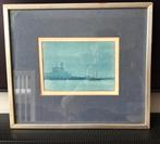 Aquarel Poppe Damave, Antiek en Kunst, Ophalen