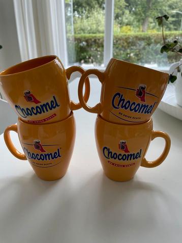 Chocomel Bekers - 4 Stuks Aardewerk beschikbaar voor biedingen