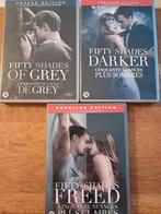 FIFTY SHADES- TRILOGIE, Cd's en Dvd's, Dvd's | Overige Dvd's, Vanaf 16 jaar, Verzenden, Zo goed als nieuw, Boxset